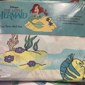 Disney Ariel and Friends Bedding Set - Blue and Green